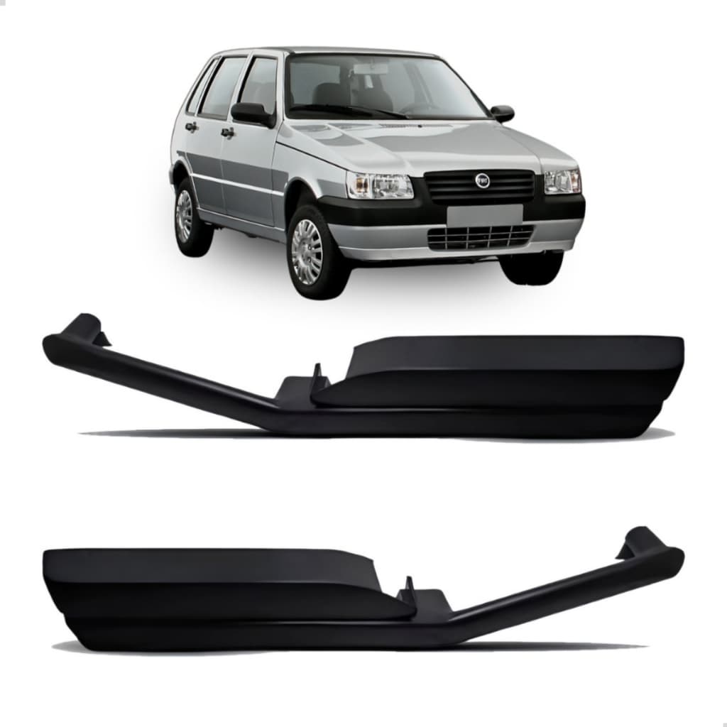 Apoio de Braço Puxador da Porta Dianteira Com Recorte Vidro Preto Fiat Uno 1985 a 2013