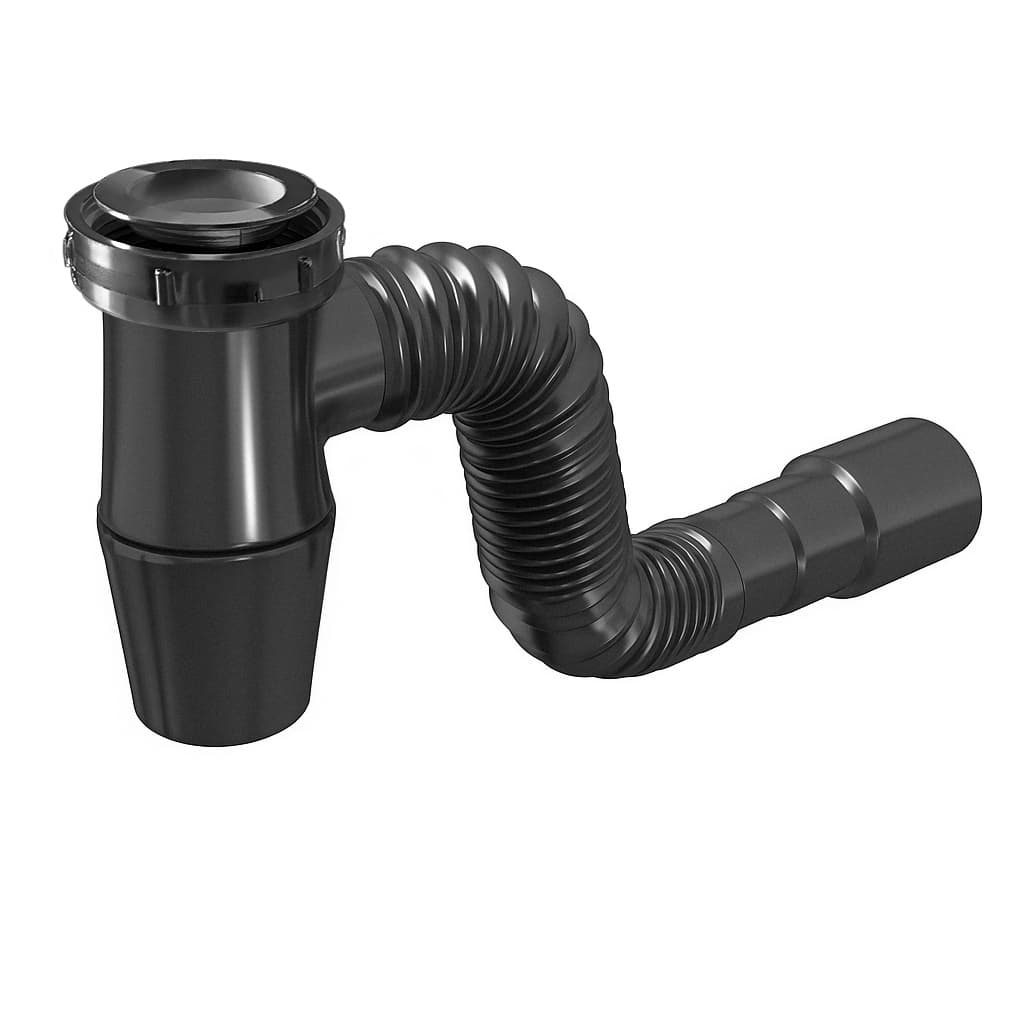 Sifão Copo Sanfonado Universal Extensível Flexível para Pias