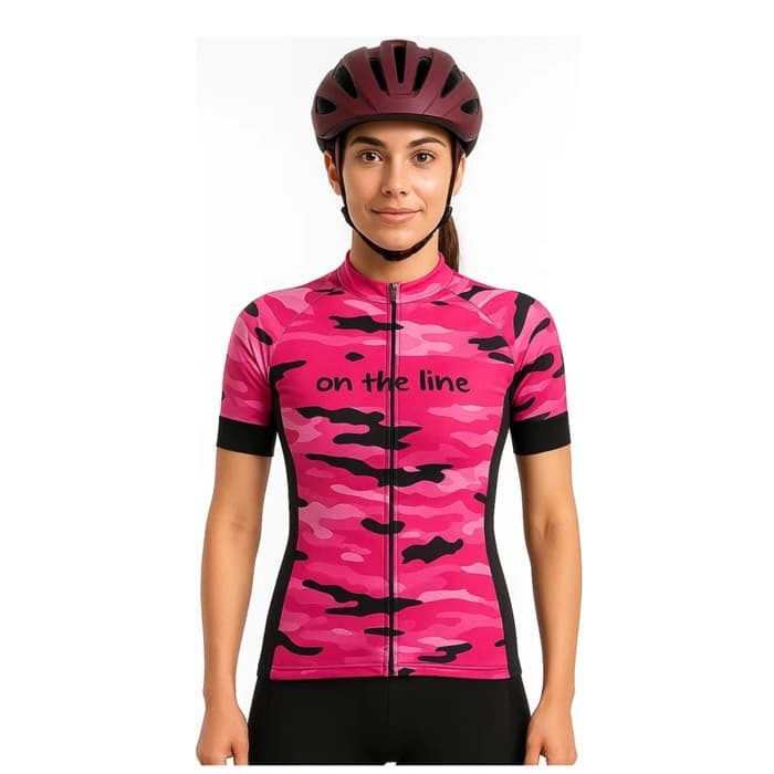 Camiseta de Ciclismo OTL Pink War
