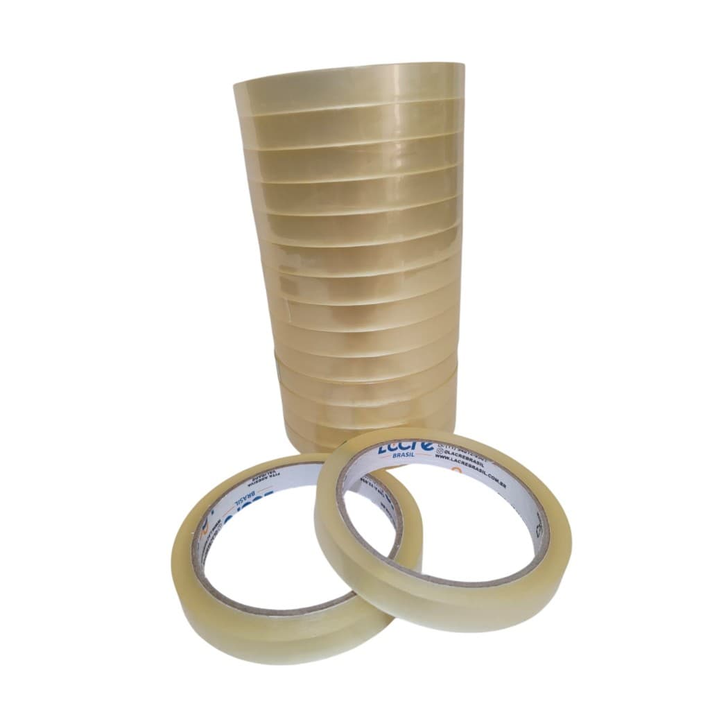 72 Rolos Fita Adesiva Transparente 18X50 Metros