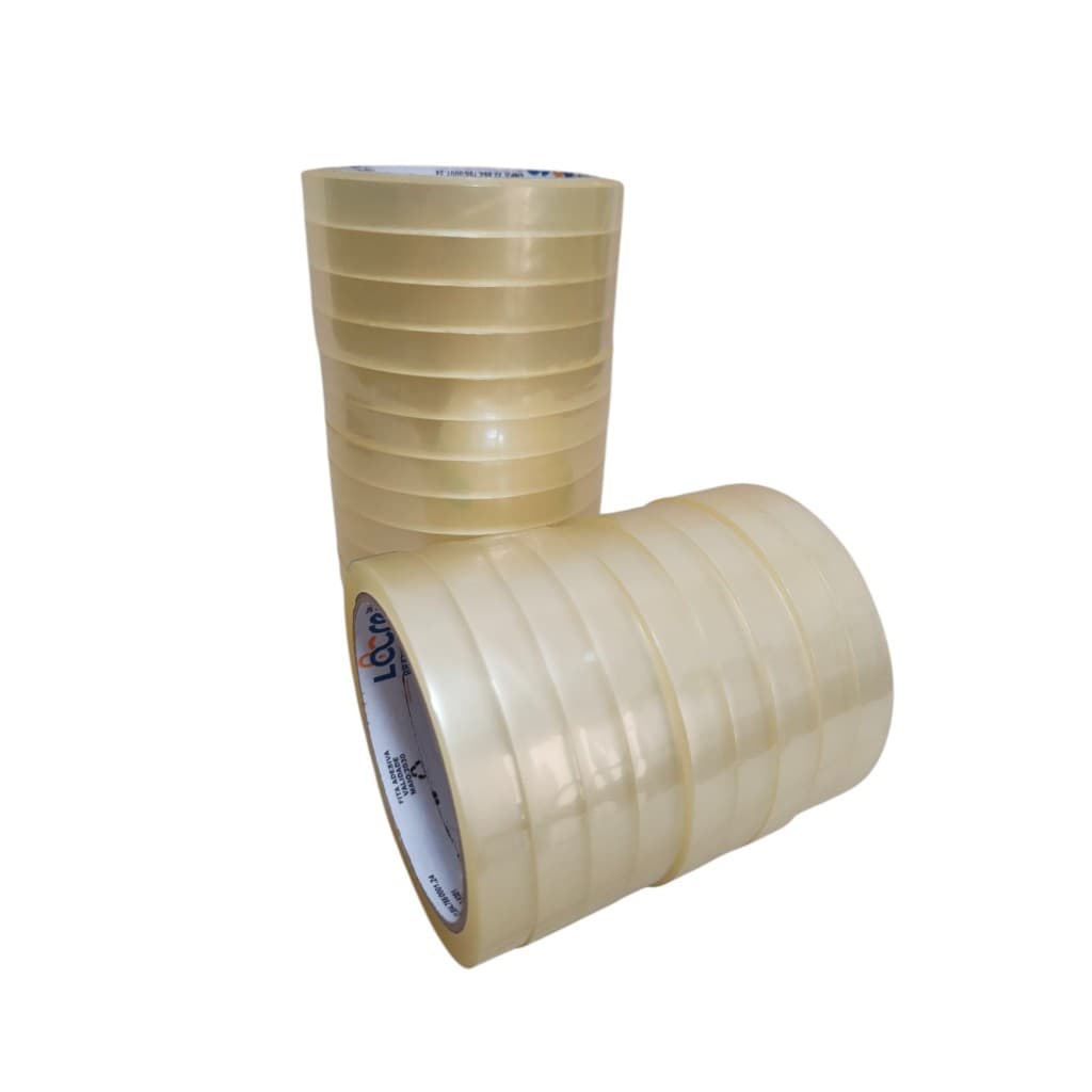 20 Rolos Fita Adesiva Transparente 18X50 Metros