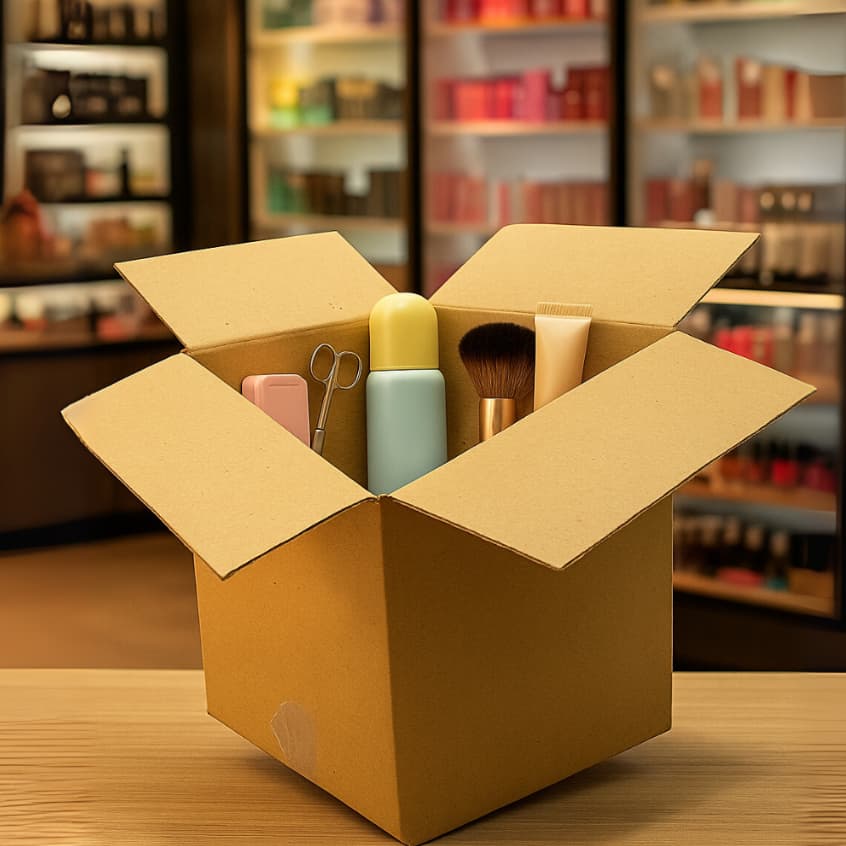 25 Caixas De Papelão 20x20x20 Para E-commerce e Marketplaces Embalagem Média Quaradada