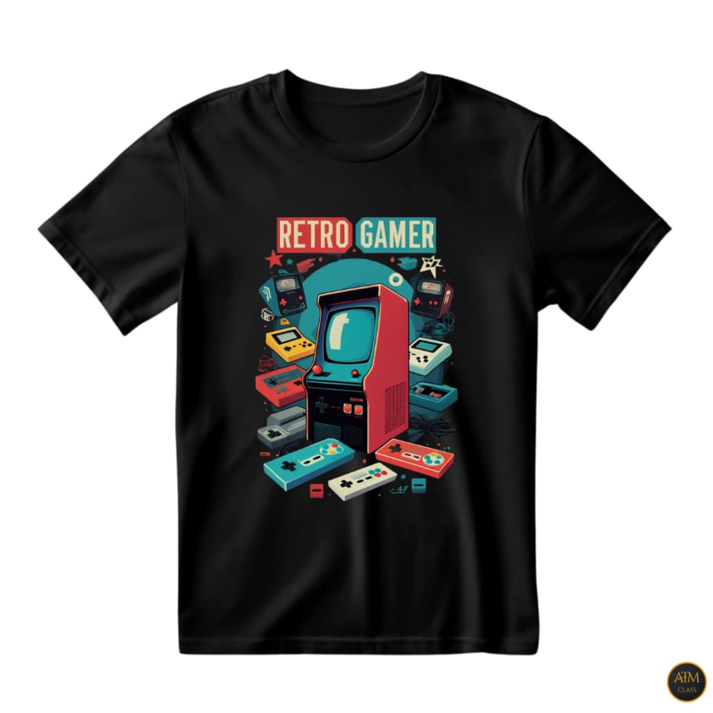 Camisa Unissex Jogos Retro Anos 80 e 90 Camiseta Estampada Retro Gamer 100% Algodão - Envio Imediato
