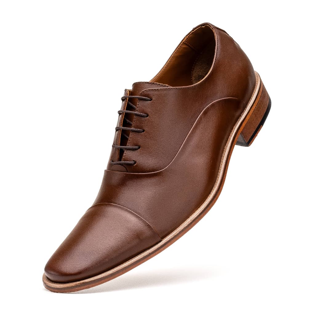 Sapato Social Masculino Elegante Couro Legítimo Confortável Clássico