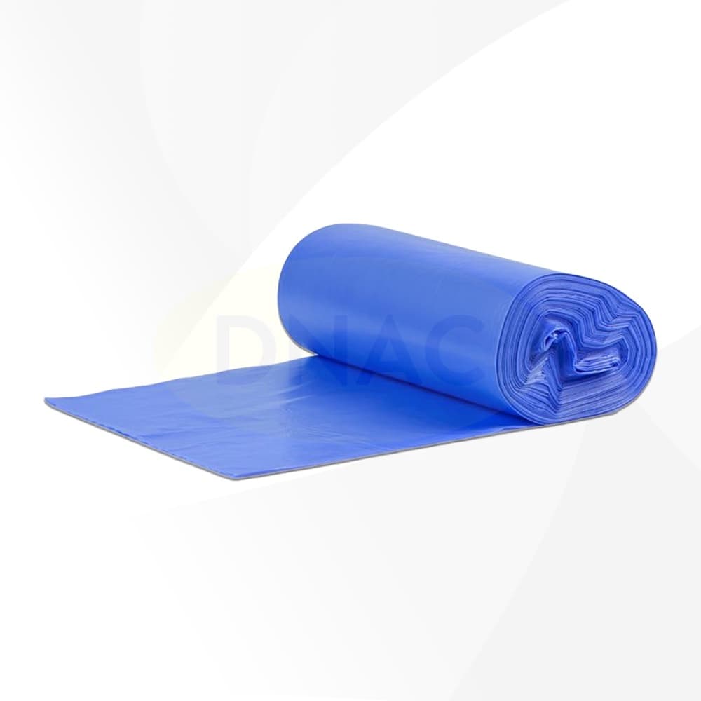Rolo Saco de Lixo azul Bobina Picotado Reciclado 15L 30L 50L 100L