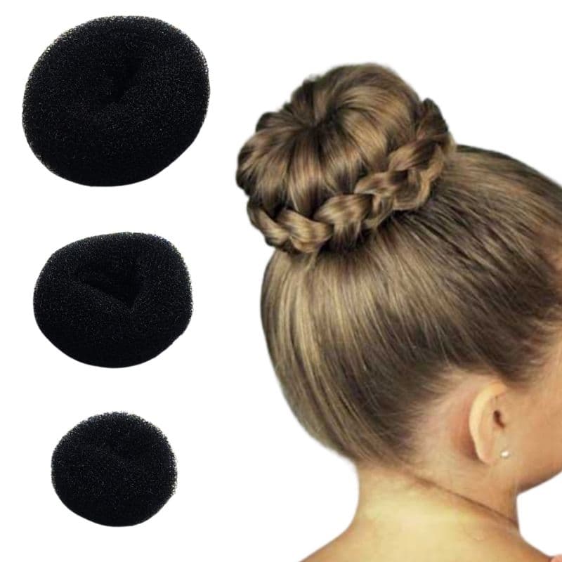 Kit 2 Rosquinha de Cabelo Para Penteados - Cabelo