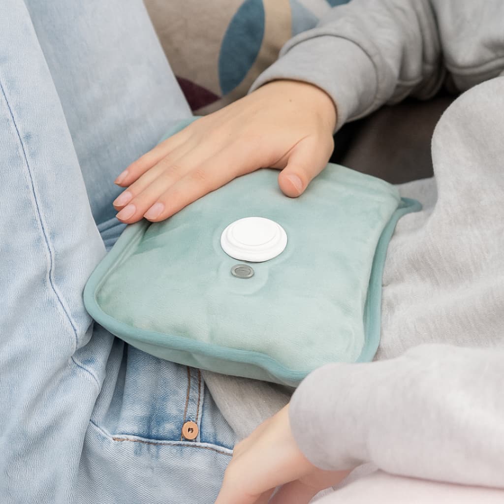 Bolsa de Água Quente/ Almofada Térmica Elétrica para Aquecer Mãos, Aliviar Cólica e Dores Musculares