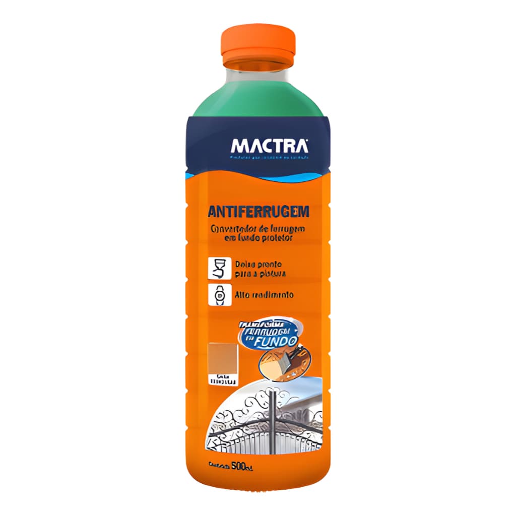 Antiferrugem Mactra 500 Ml Coral Convertedor Protetor Para Metal