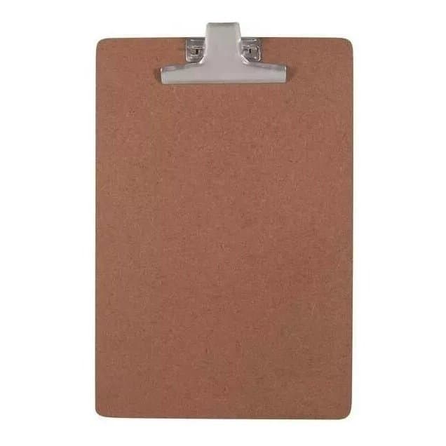 Prancheta Madeira Mdf Kit Com 10 Und Cor Marrom A4