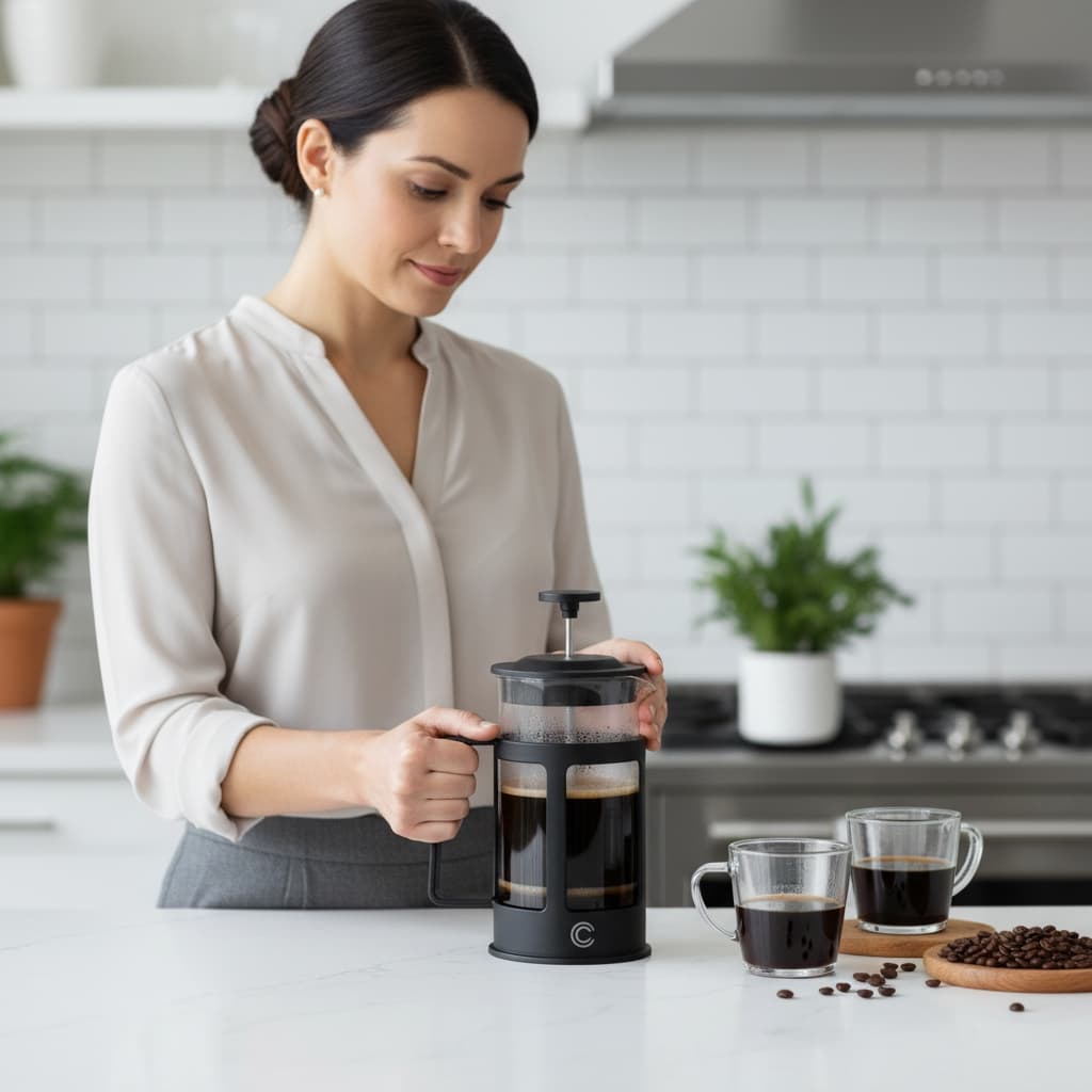Cafeteira Francesa Prensa Francesa 600ml Capacidade Alta Qualidade