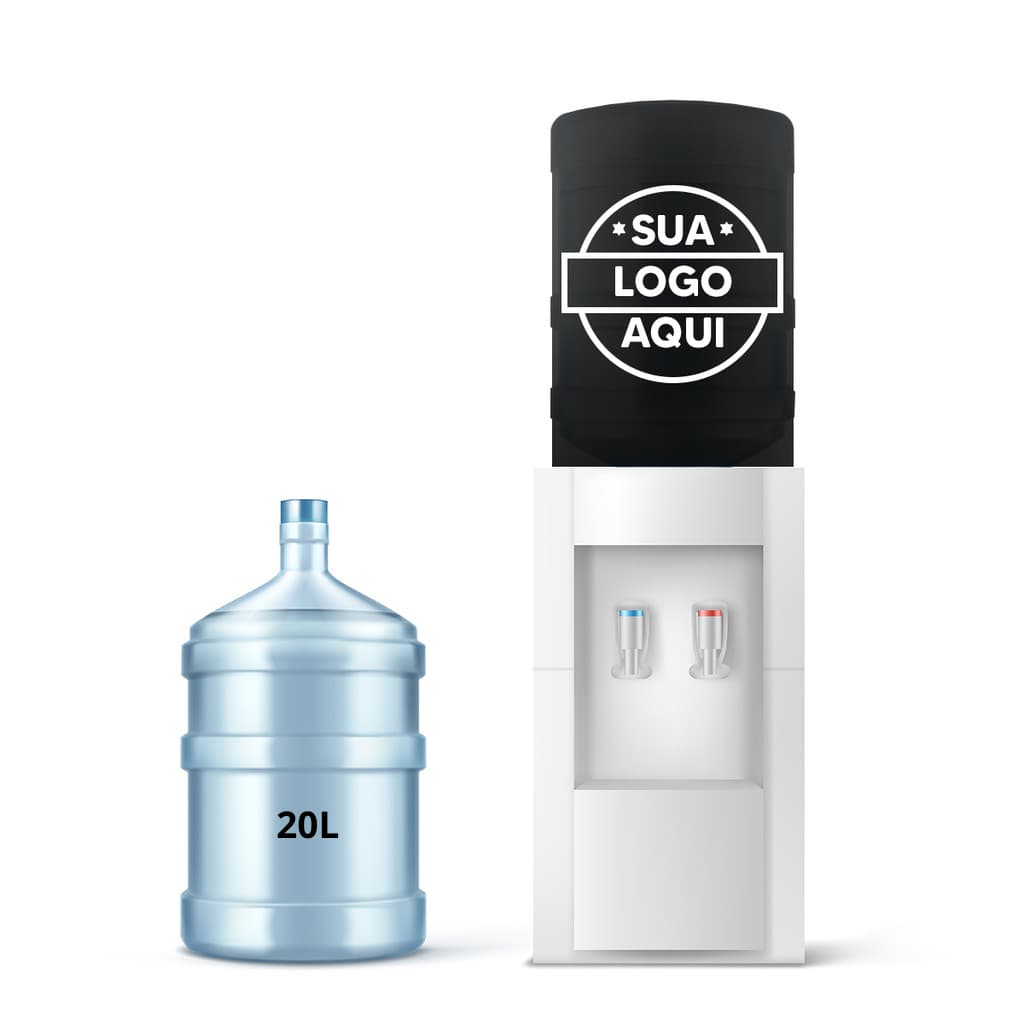 Capa Para Galão De Água 20 Litros Personalizada Com Sua Logo - Envie Sua Arte