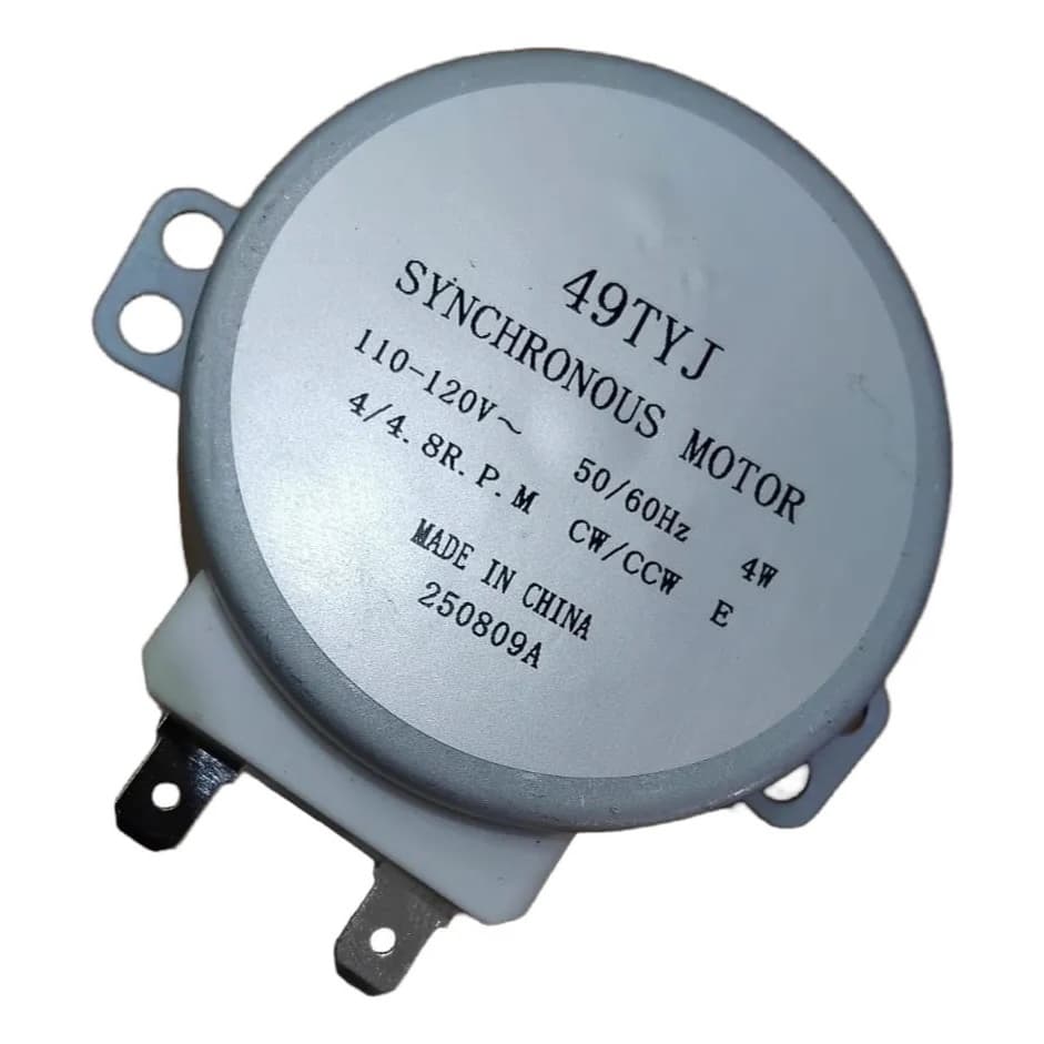 Motor De Microondas 4w 110v Eixo Metal 4/4.8 Rpm