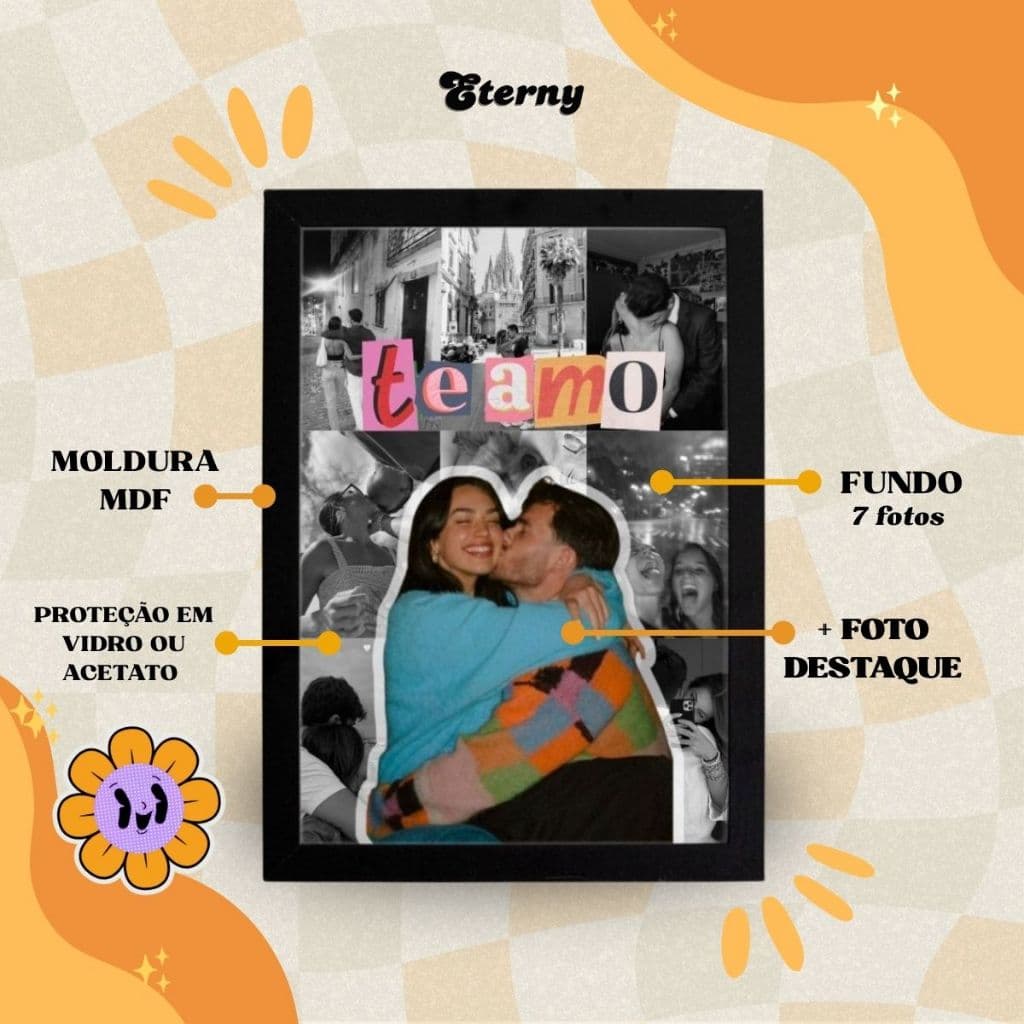 Quadro Personalizado Best Friends Casal Presente