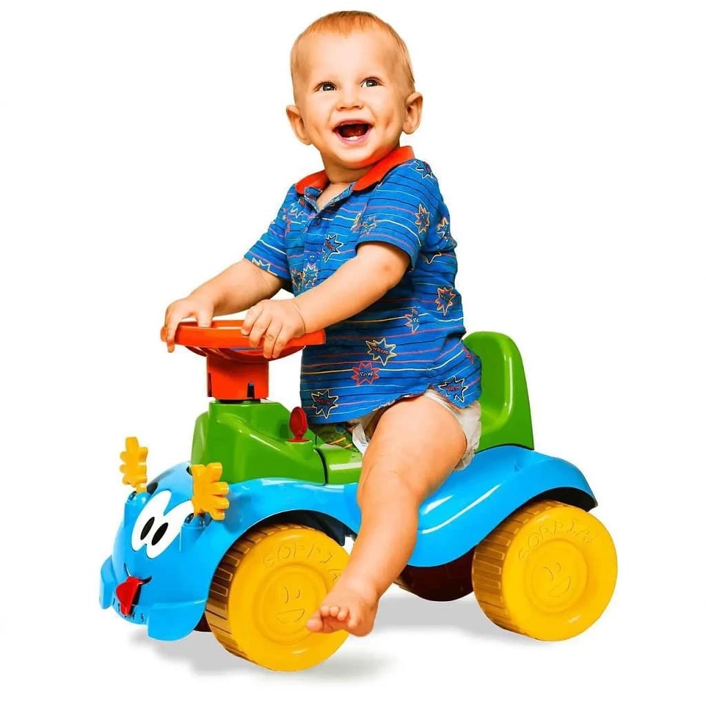 Totokinha Totoka  Bolinha Carrinho Azul Menino 6006premium