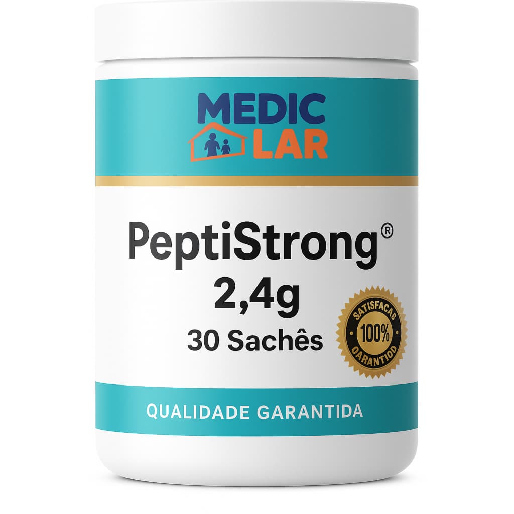 PeptiStrong® 2,4g 30 Sachês ORIGINAL SOVITA Autêntico Certificado com Laudo