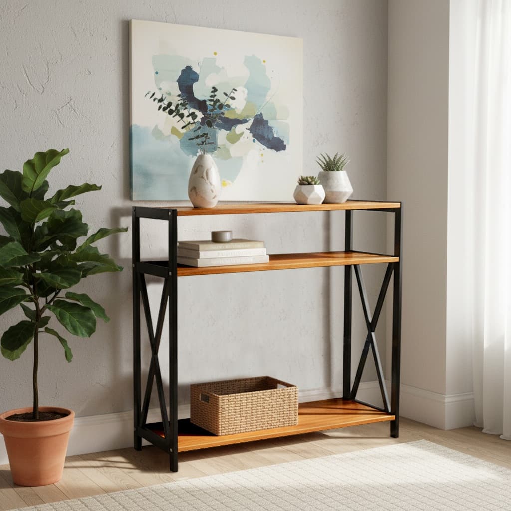 Aparador Livia Madeira 100cm Organizador multifuncional Decor Lateral sala de estar