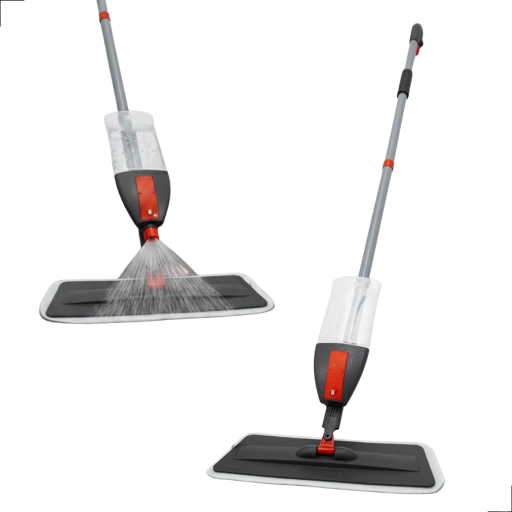 Mop Spray Multiuso com Reservatório 600ml – Cabo 1,50m, Rodo 360º e Refil Microfibra Lavável