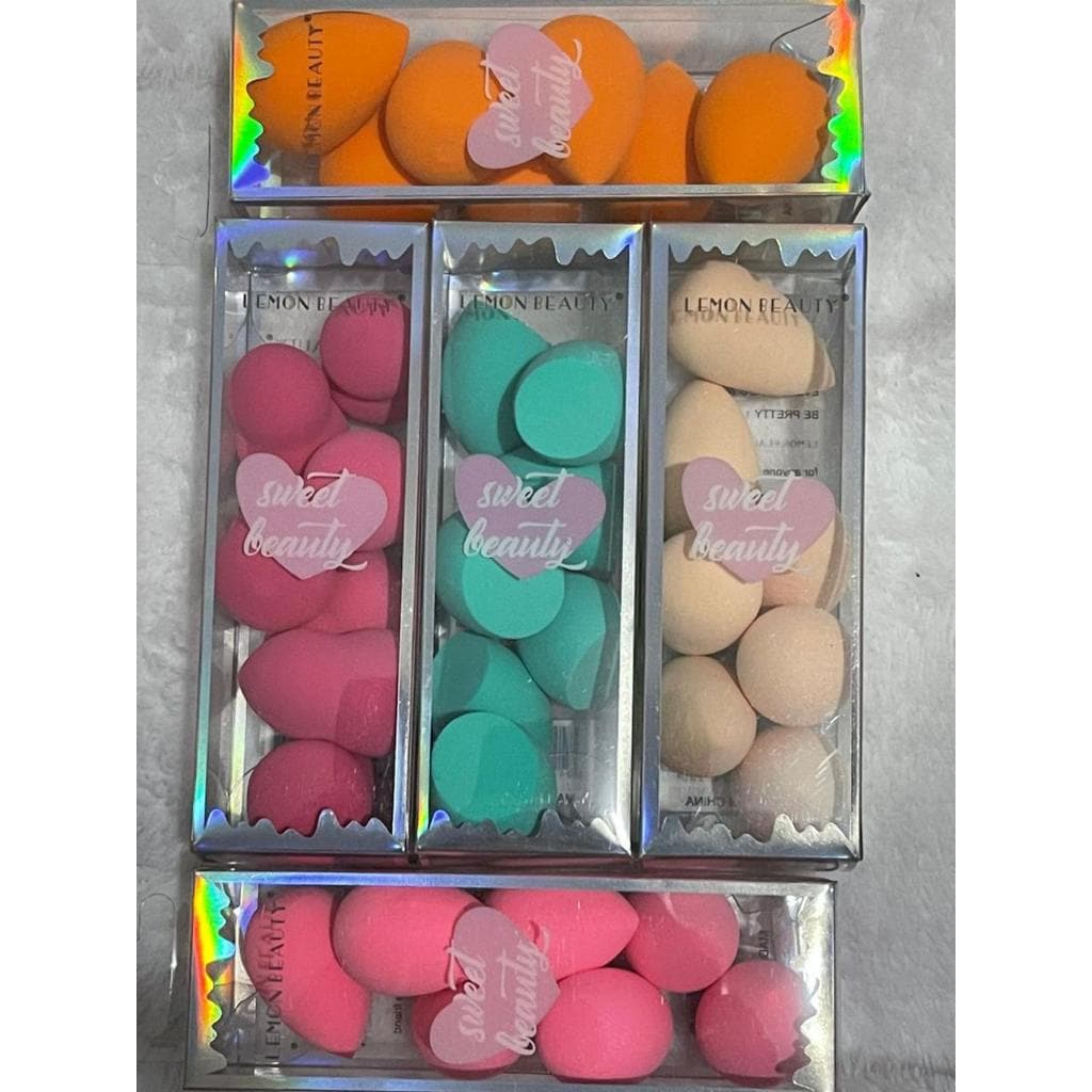 Kit Mini Esponja Para Maquiagem Base e Corretivo
