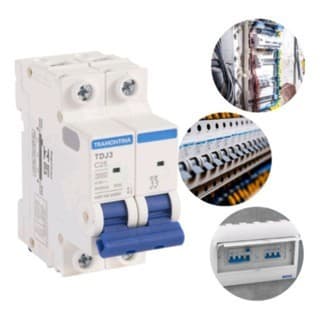Disjuntor Bipolar Tr3ka-1c70 1p 70a 3ka Tramontina
