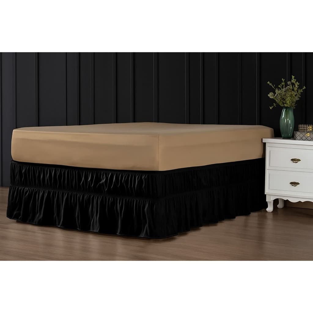 Saia Para Cama Box Isabela 2 elásticos Promoção