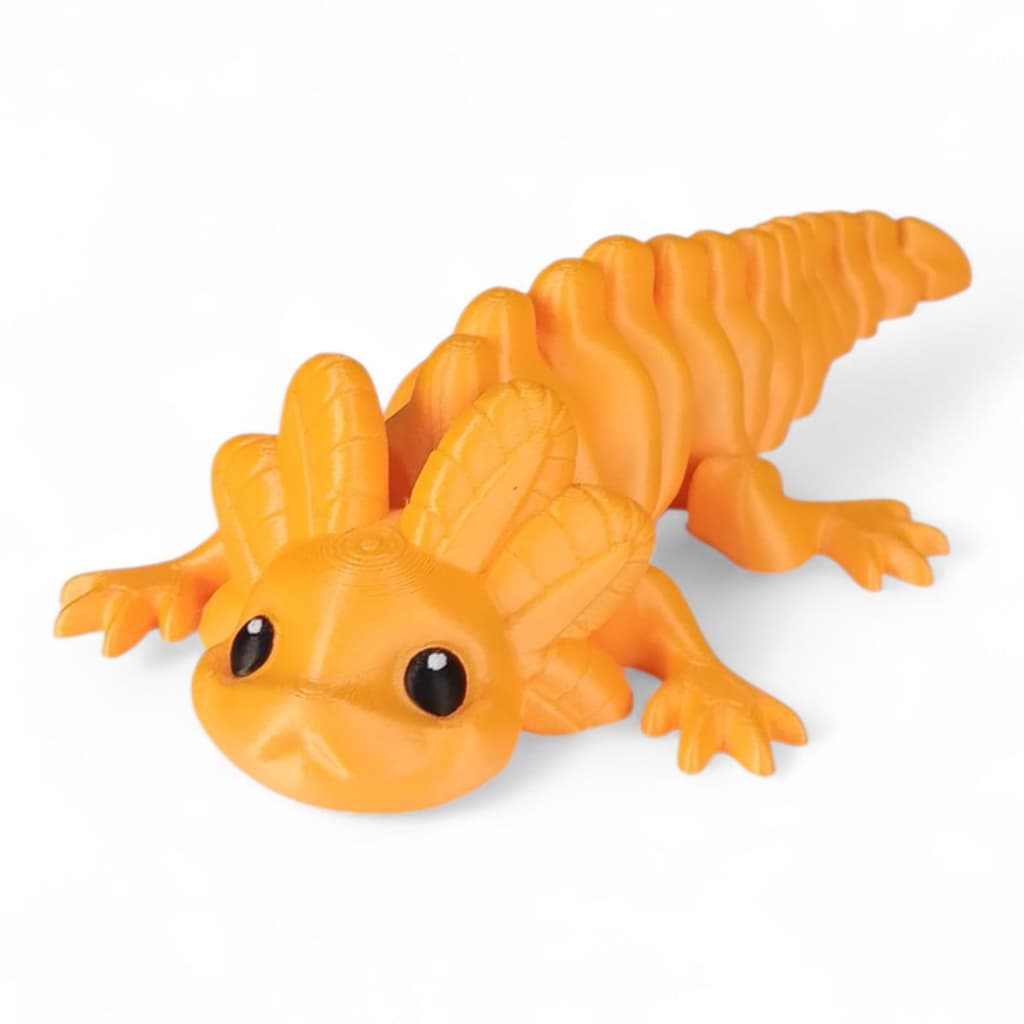 Boneco Axolote Axoloti Articulado Anti-stresse Jogo Presente