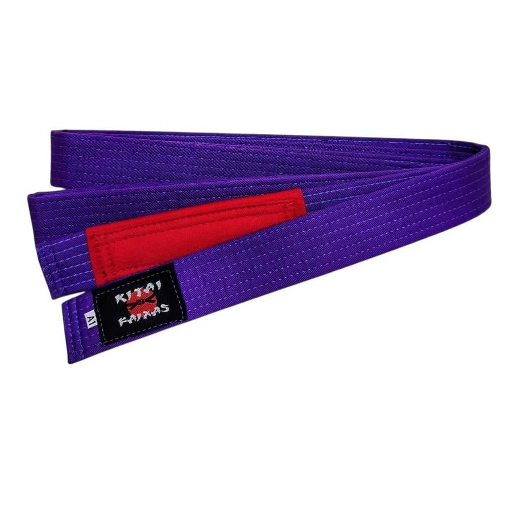FAIXA DE JIU JITSU ROXA/MARROM - INSTRUTOR