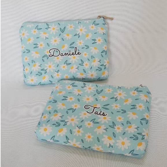 Necessaire slin bolsinha personalizada com nome presente natal, formatura, eventos, bolsa, viagem