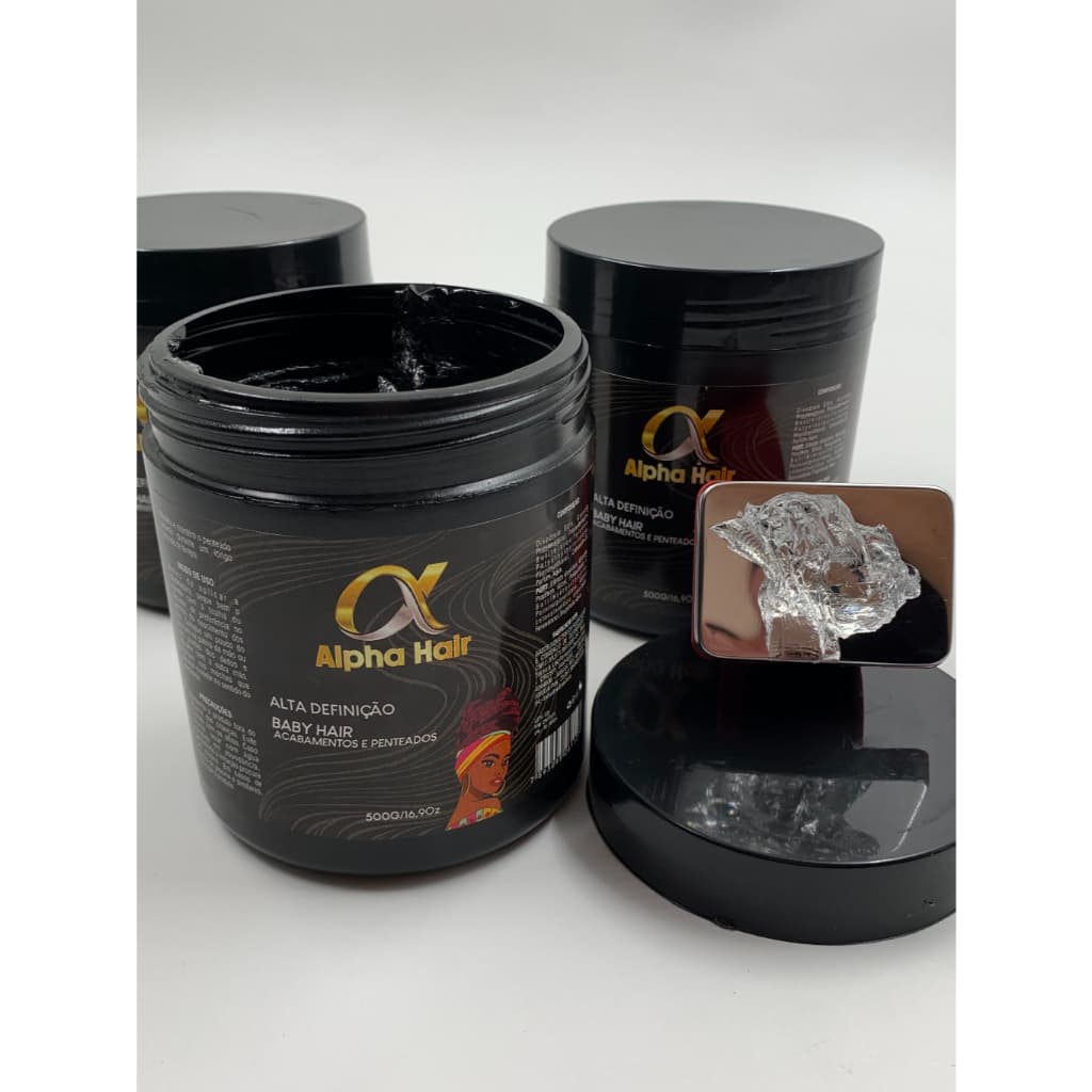Kit 2un Pasta Modeladora ALPHA HAIR 500g