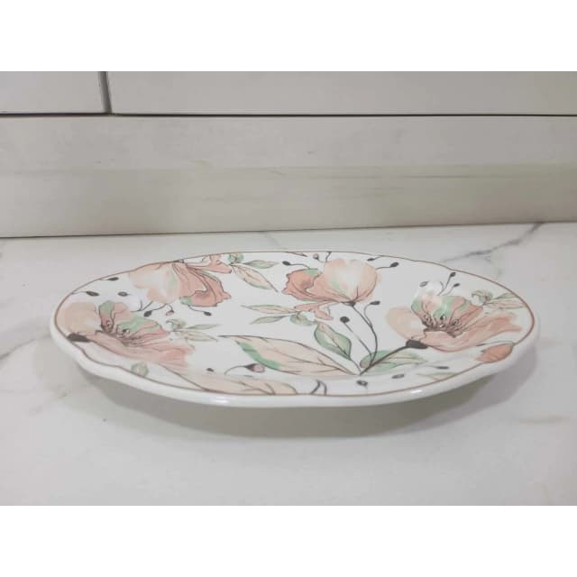 Travessa Floral Filetada