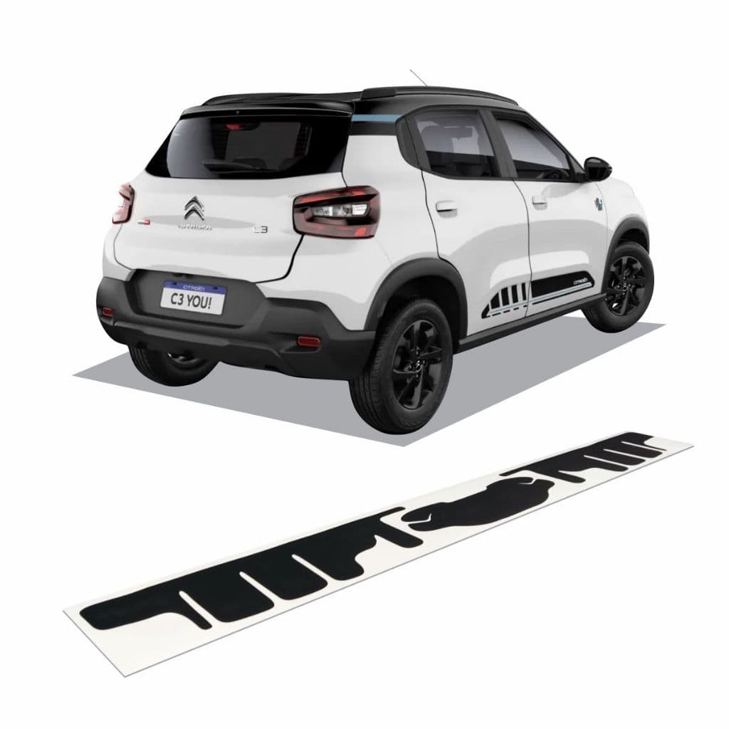 Soleira Da Mala Interna Citroen NOVO C3 2023 A 2025 2026 MRMAGOO Acessórios para Carro
