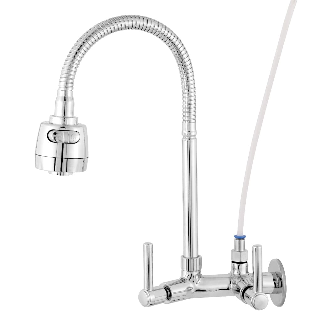 Link Metais, Torneira De Metal Flexivel Com Adapatador e Mangueira Para Filtro Purificador De Agua