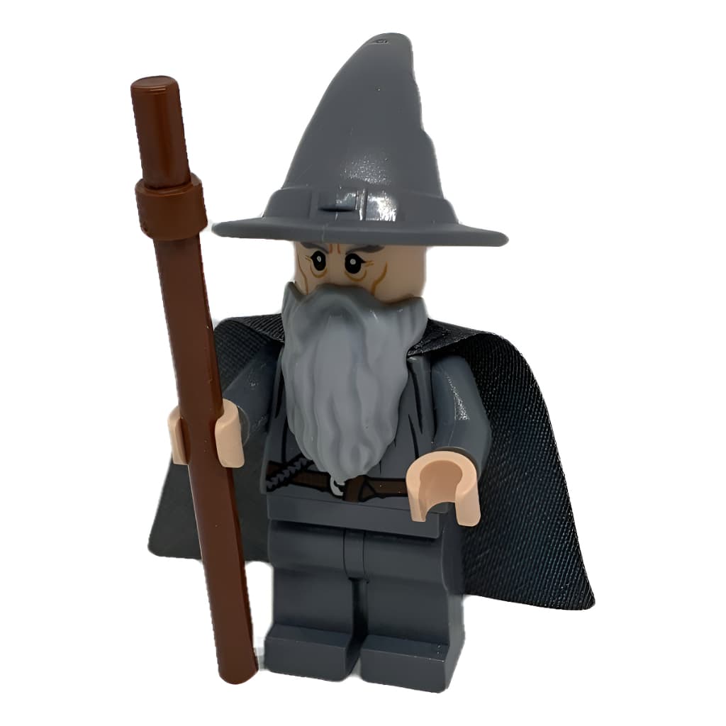 Lego Senhor dos Anéis Gandalf The Grey Minifigura Original - Lord of the Rings