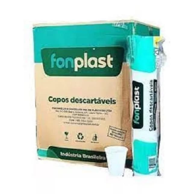 Copo Descartável 180ml Caixa C/ 500 E 1000 Unidades Reforçado