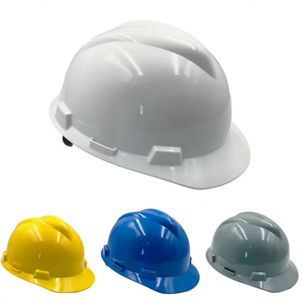 Capacete Msa V-gard Aba Frontal Carneira Push Key Jugular Obra Proteção Epi Segurança Ca 498 Original