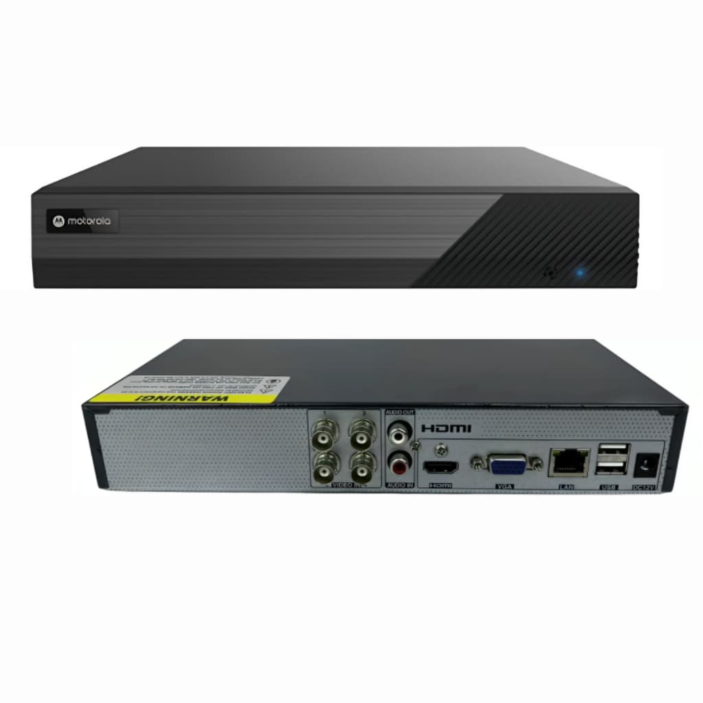 Dvr Gravador Digital Híbrido 4 Canais 1080p Motorola Mtd041l0015