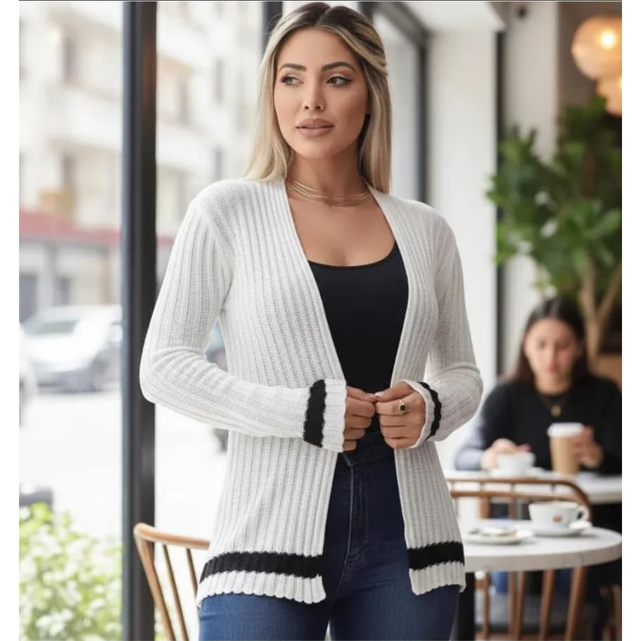 Casaquinho Feminino Fashion Compor Look