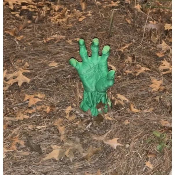 Mão de Zumbi Decoração Halloween 3D