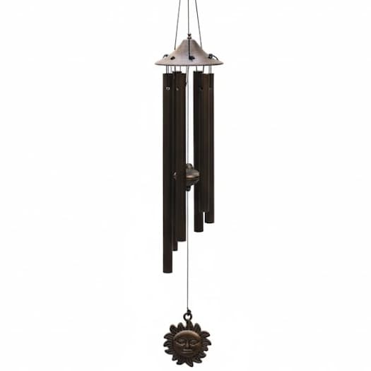 Mensageiro Sino dos Ventos Sol e Lua 60cm | Fengshui Harmonia Positividade e Proteção