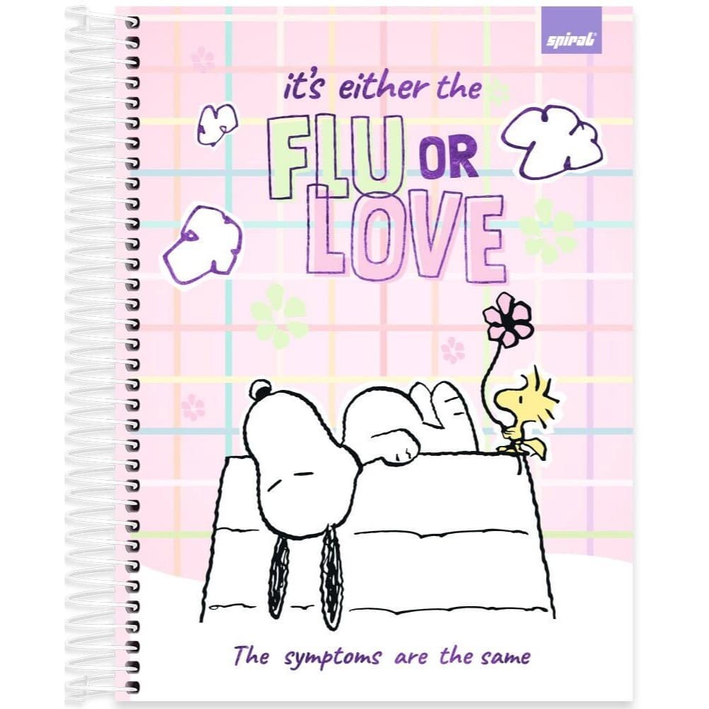 Caderno Universitário Capa Dura 10 Matérias, 160 Folhas, Snoopy