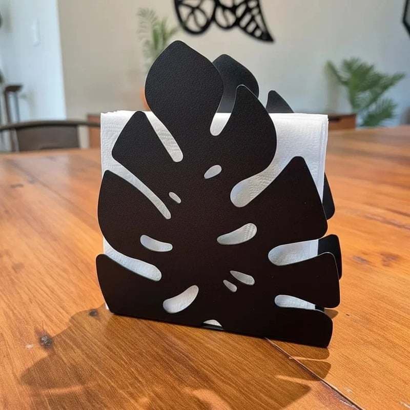 Porta Guardanapos Geguton Adão Aço Verde Decoração Mesa