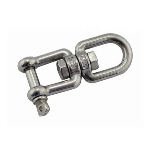 Destorcedor Manilha/Olhal Inox 304 10mm Cabos Aço Nautica