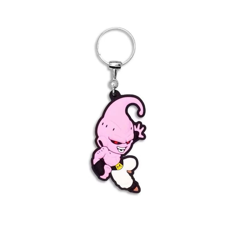 Kit 12 Unidades Chaveiro de Borracha Majin Boo Dragon Ball