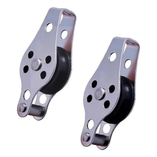 2 Pcs Moitão Polia Roldana Inox, Cabos 2 A 6mm 608 Nautico