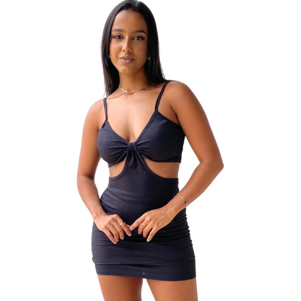 Vestido Feminino Curto Moda Balada Tubinho