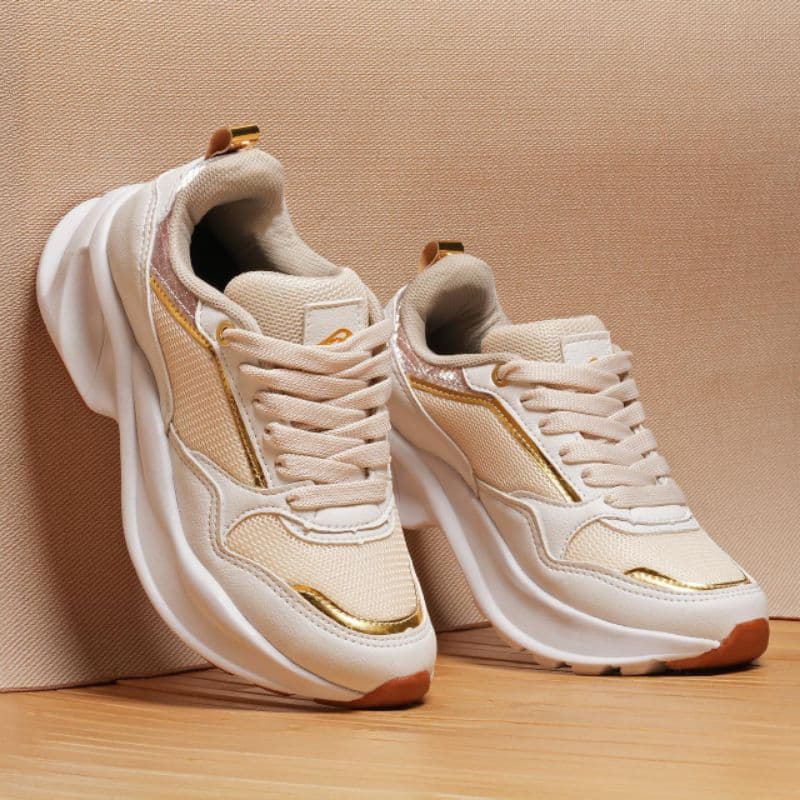 Tênis Feminino Bella Original Chunky Sneake Lançamento Confortável, Tênis antiderrapante, Resistente.