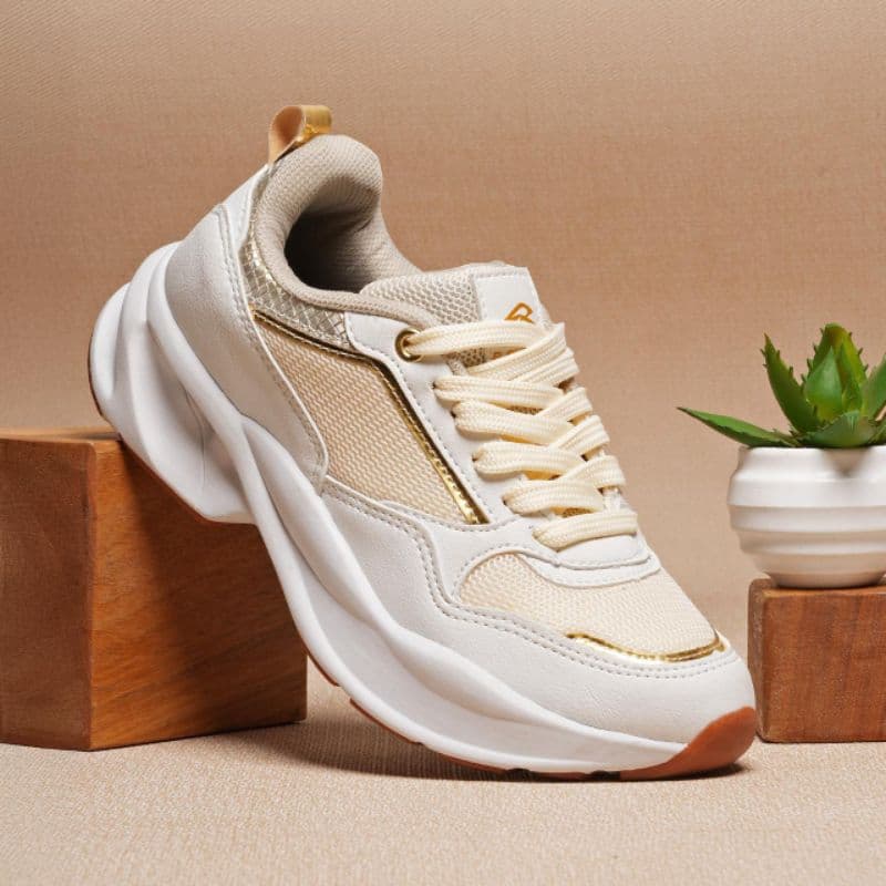 Tênis brilho Sneakers Chunky Premium Leve e Confortável