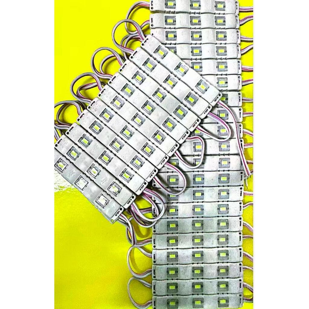Módulo 5730 3-led 12v Injetado 1,2w Quente 3500k Ip67