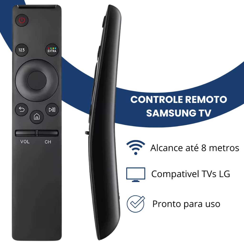 Controle Para Samsung Smart TV QLED OLED UHD 4K