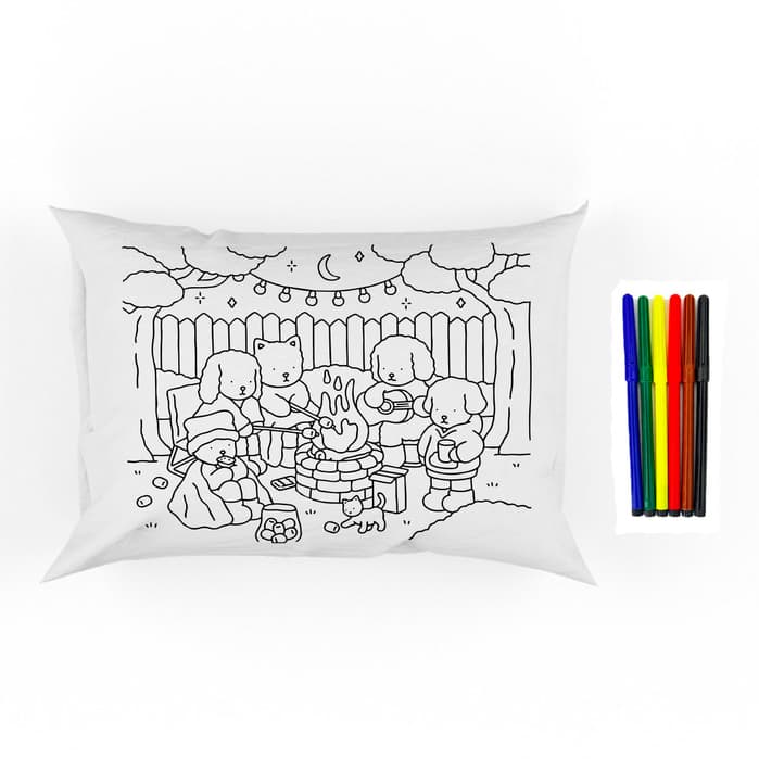 Almofada Infantil para Pintar Pinte e Lave com Canetinhas Laváveis – Tema Goods – Latic Kids - 09/09 Promoção