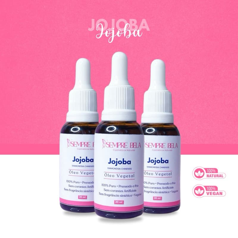 Óleo Vegetal de Jojoba | 100% Puro | Natural e Prensado a Frio